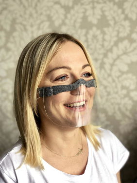 Logo trade advertising products picture of: HESTIA clear face shield-mask for mouth and nose 1452162