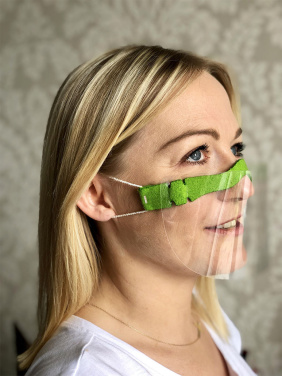 Logo trade corporate gifts picture of: HESTIA clear face shield-mask for mouth and nose 1452162