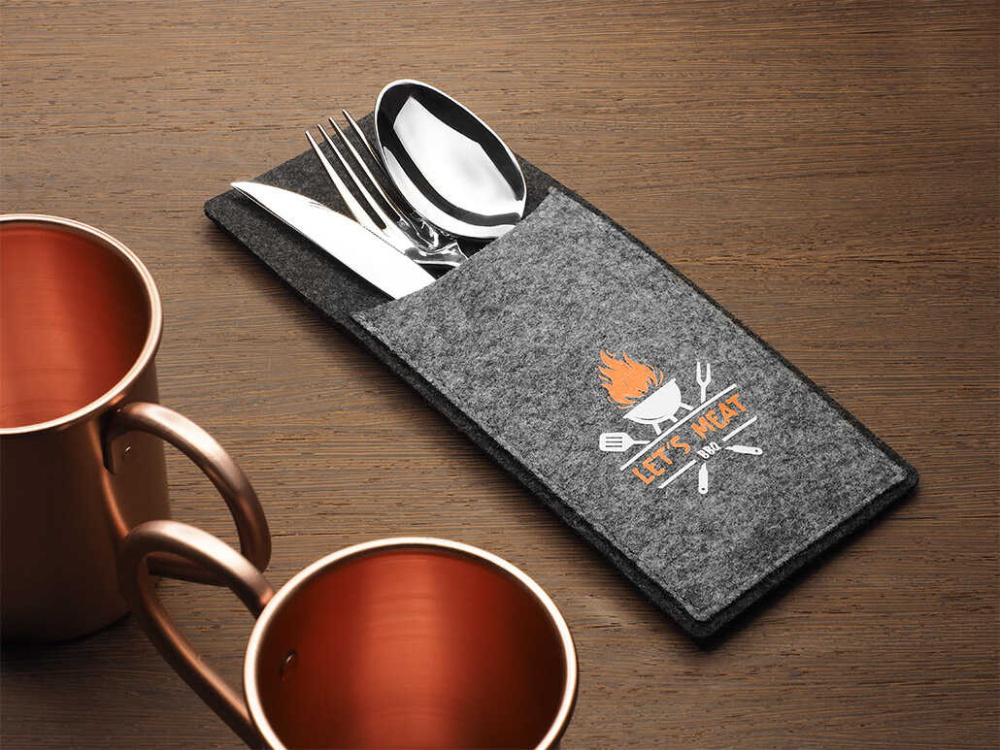 Logo trade promotional items picture of: Cutlery case 1645246