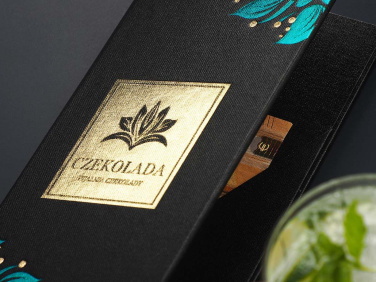 Logo trade business gifts image of: Bill holder 1683280