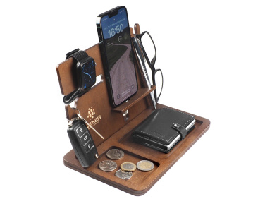 Logo trade promotional merchandise picture of: Wooden organiser 2016121