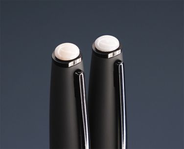 Logo trade advertising products image of: Opal stone Pen set 1286036