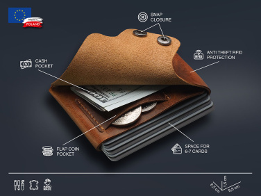 Logo trade promotional giveaway photo of: Wallet 384310