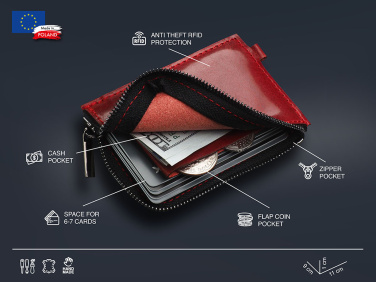 Logo trade advertising products image of: Wallet 1935141