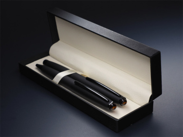 Logo trade promotional gifts image of: Amber Pen set  1235036