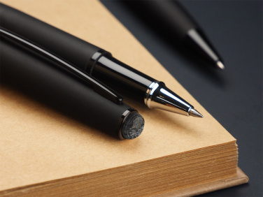 Logo trade business gift photo of: Pen set with coal 2094036
