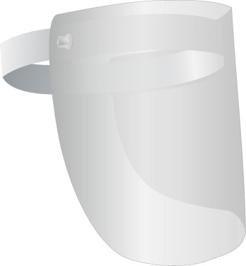 Logo trade promotional products picture of: TEMIDA tilting face shield 1424162