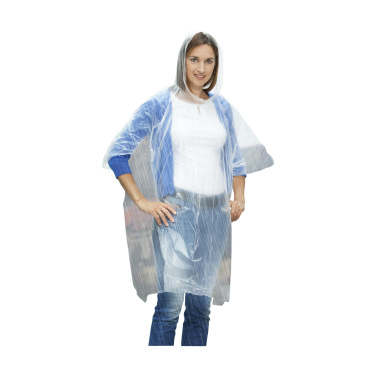 Logo trade promotional merchandise picture of: Clear poncho/raincoat