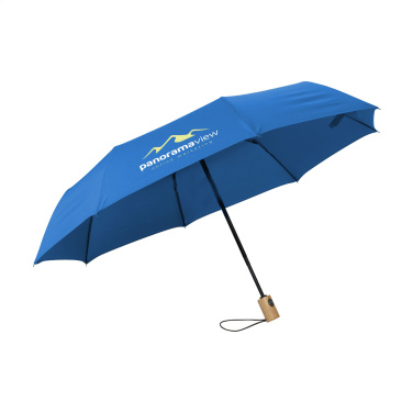 Logo trade promotional merchandise picture of: Michigan foldable RCS RPET umbrella 21 inch