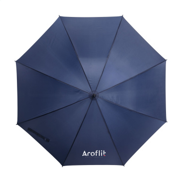 Logo trade business gift photo of: BlueStorm RCS RPET umbrella 30 inch