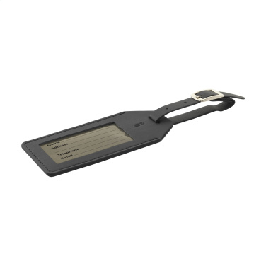 Logotrade corporate gift image of: Vegan Pineapple Leather Luggage Tag