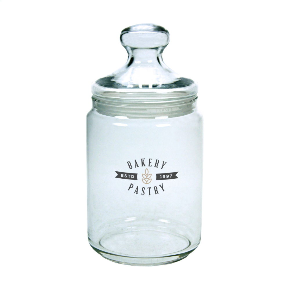 Logo trade promotional item photo of: Dolci Candy jar 1 L