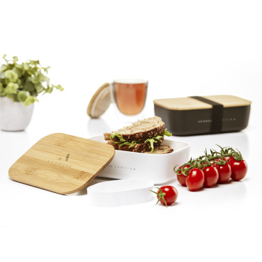 Logo trade promotional items picture of: Midori Bamboo Lunchbox