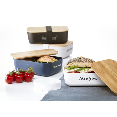 Logo trade promotional items picture of: Midori Bamboo Lunchbox