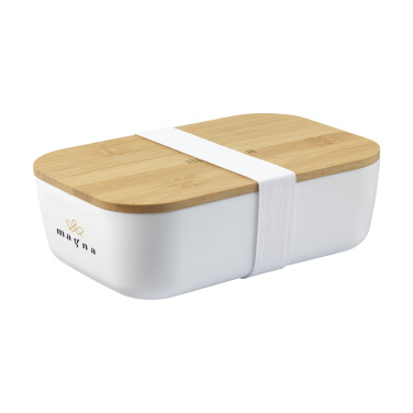 Logo trade promotional product photo of: Midori Bamboo Lunchbox