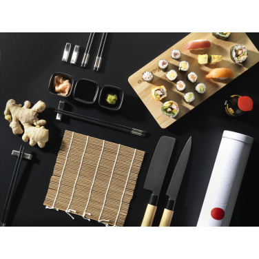 Logotrade promotional items photo of: Temaki Bamboo Sushi Tray gift set