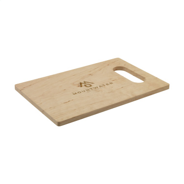 Logo trade promotional items image of: Alder Wood Chopping Board Open Grip