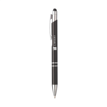 Logo trade promotional merchandise image of: Ebony Touch stylus pen