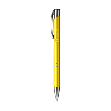 Logo trade promotional gift photo of: Ebony Recycled Alu pens