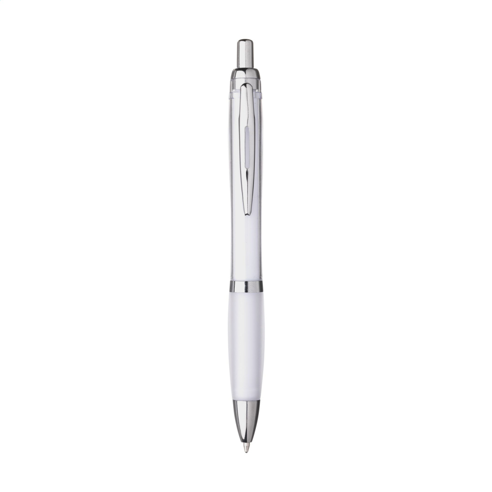 Logo trade promotional gifts picture of: Athos Solid GRS Recycled ABS pen