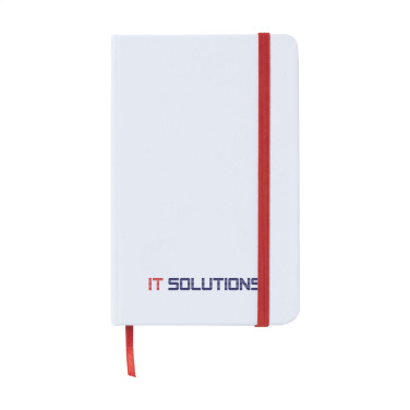 Logo trade promotional giveaways picture of: WhiteNote A6 Paper notebook
