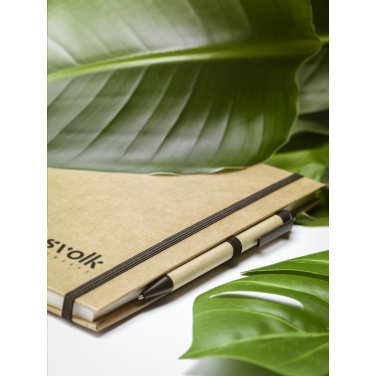 Logo trade corporate gift photo of: Pocket ECO Paper A5 notebook
