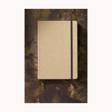 Logo trade advertising products picture of: CorkNote A5 Paper notebook