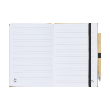 Logotrade advertising product image of: BambooPlus Paper Notebook A5 - Inkless Pen