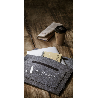 Logotrade promotional item picture of: Papillon GRS RPET laptop case