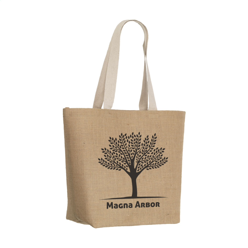 Logo trade corporate gifts image of: Elegance Bag jute shopper