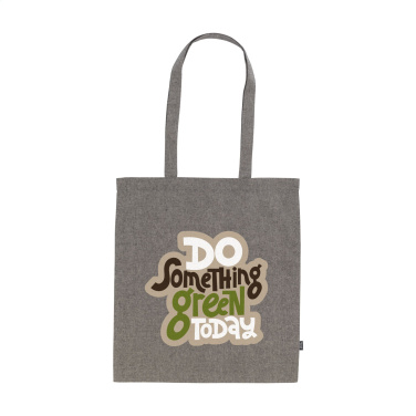 Logotrade promotional giveaways photo of: GRS Recycled Cotton Shopper (180 g/m²) bag