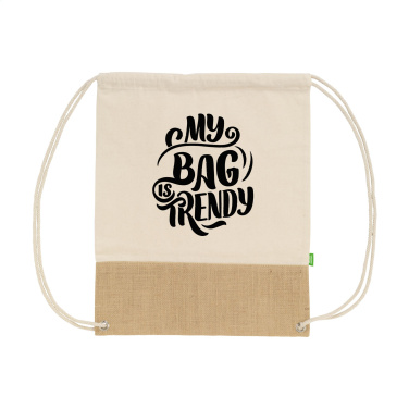 Logotrade promotional product picture of: Combi Organic Backpack (160 g/m²)
