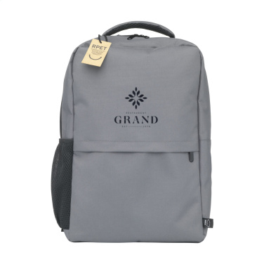 Logo trade advertising product photo of: Finley GRS RPET Laptop Backpack