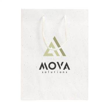 Logo trade promotional products picture of: Leaf It Bag recycled with straw fibres (180 g/m²) M