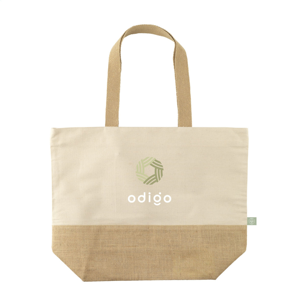 Logotrade promotional gift image of: Cancun Beachbag Organic Cotton (320 g/m²)