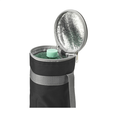 Logo trade business gifts image of: BottleCooler GRS RPET