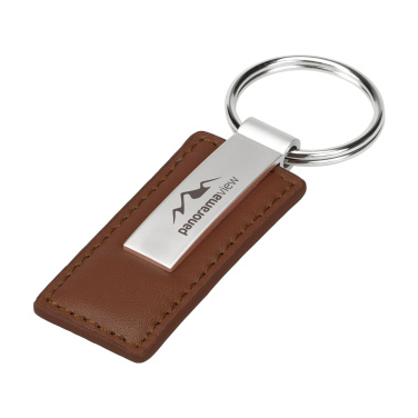 Logotrade advertising products photo of: LeatherKey keyring