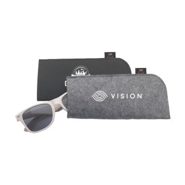 Logo trade corporate gifts picture of: Feltro GRS RPET Pouch for glasses