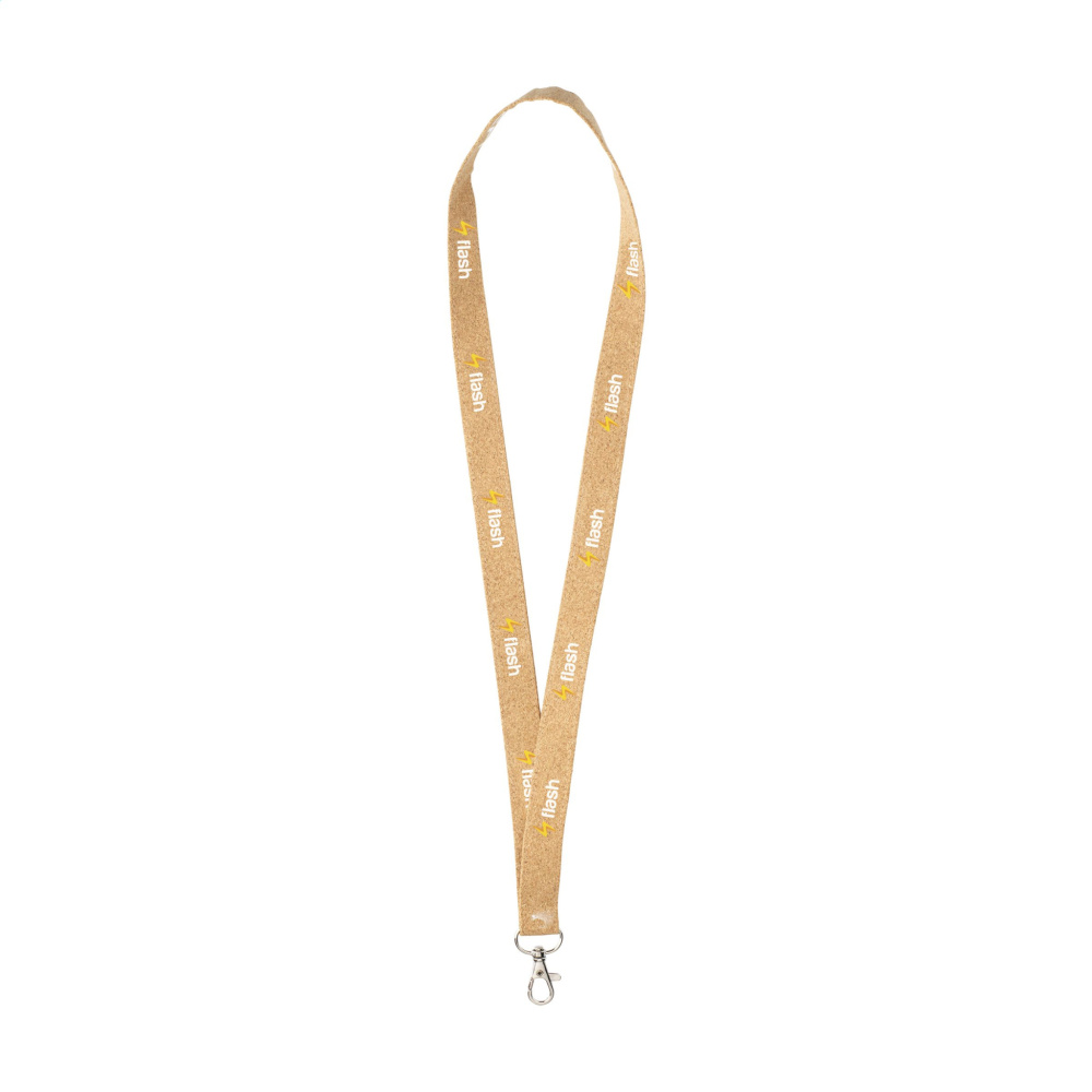 Logotrade promotional product picture of: Lanyard Cork 2 cm keycord