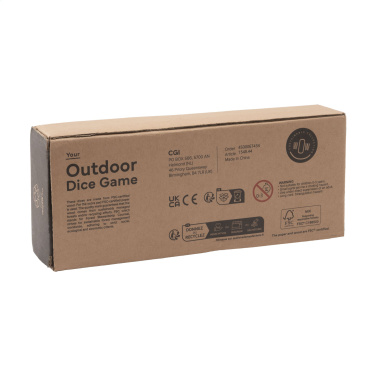 Logo trade promotional item photo of: Outdoor Dice Game