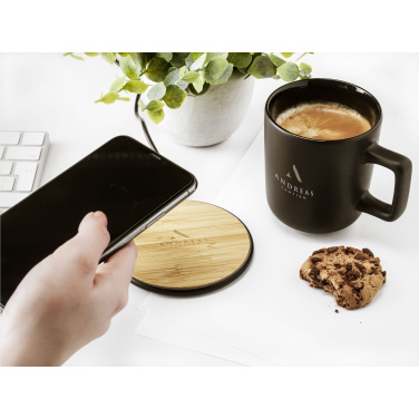 Logotrade advertising product image of: Bamboo 10W Wireless Charger wireless fast charger
