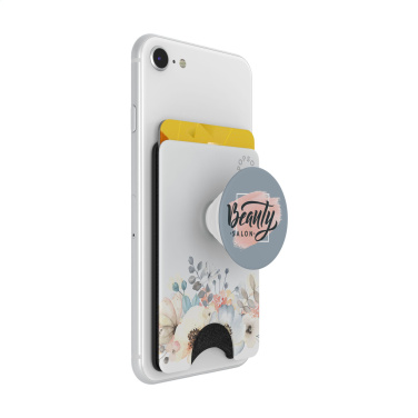 Logo trade promotional merchandise photo of: PopSockets® PopWallet+ card holder with PopGrip