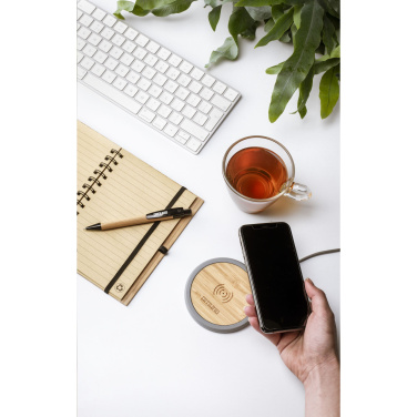 Logotrade promotional product image of: Lidos Stone ECO 10W Wireless Charger