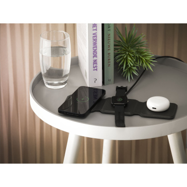 Logotrade advertising product image of: TriCharge RCS  Recycled PU Wireless Charger
