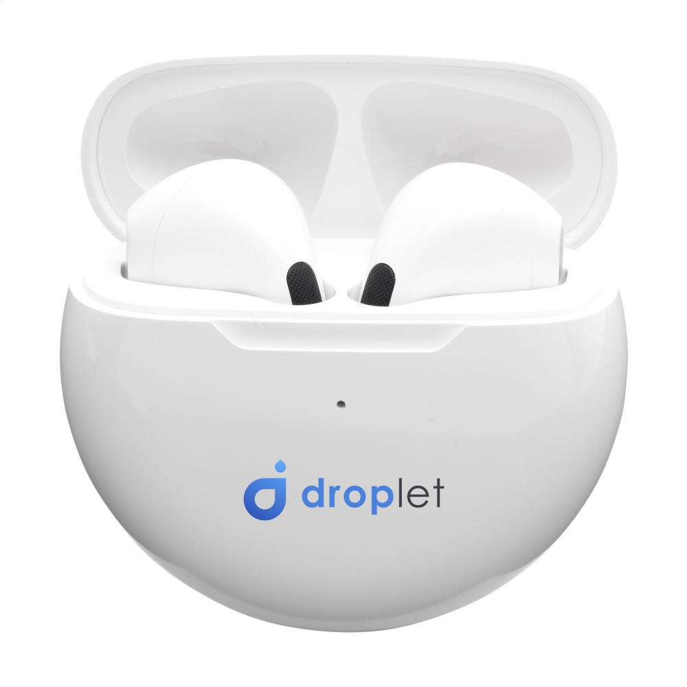 Logo trade promotional products picture of: Calypso RCS Recycled Wireless Earbuds