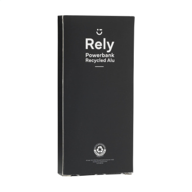 Logo trade business gifts image of: Rely Powerbank 10000 RCS Recycled Alu