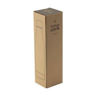 Logo trade promotional giveaways image of: Topflask Cork 470 ml drinking bottle
