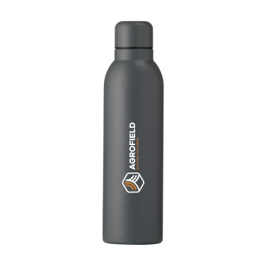Logo trade promotional item photo of: Helios RCS Recycled Steel Bottle 470 ml