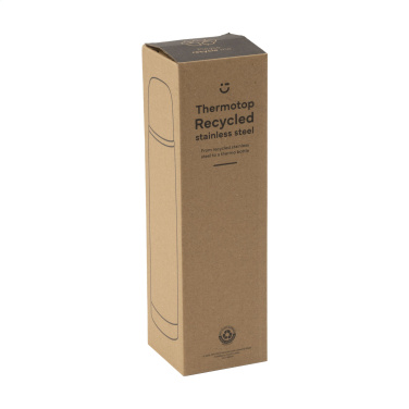 Logo trade promotional merchandise photo of: Thermotop Midi RCS Recycled Steel 500 ml thermo bottle
