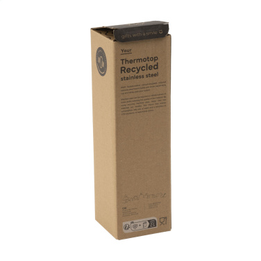 Logo trade advertising products picture of: Thermotop Midi RCS Recycled Steel 500 ml thermo bottle